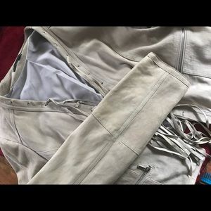 White House Black Market Fringe Jacket